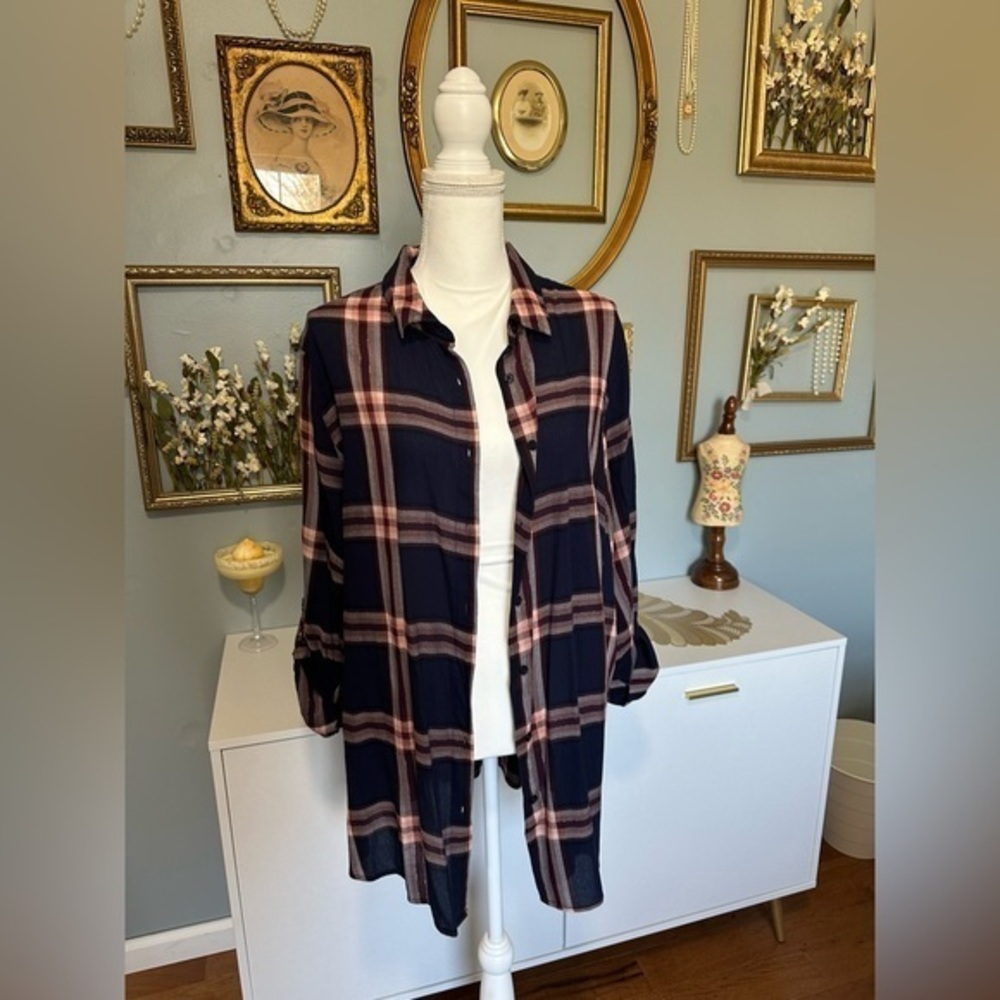 Avenue Flowy Flannel Shirt